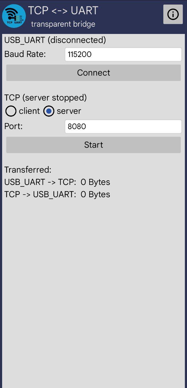 tcpuart screenshot 1